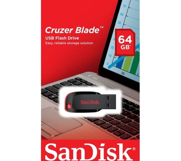 SanDisk Cruzer Blade 64GB USB 2.0 Flash Drive - Image 4