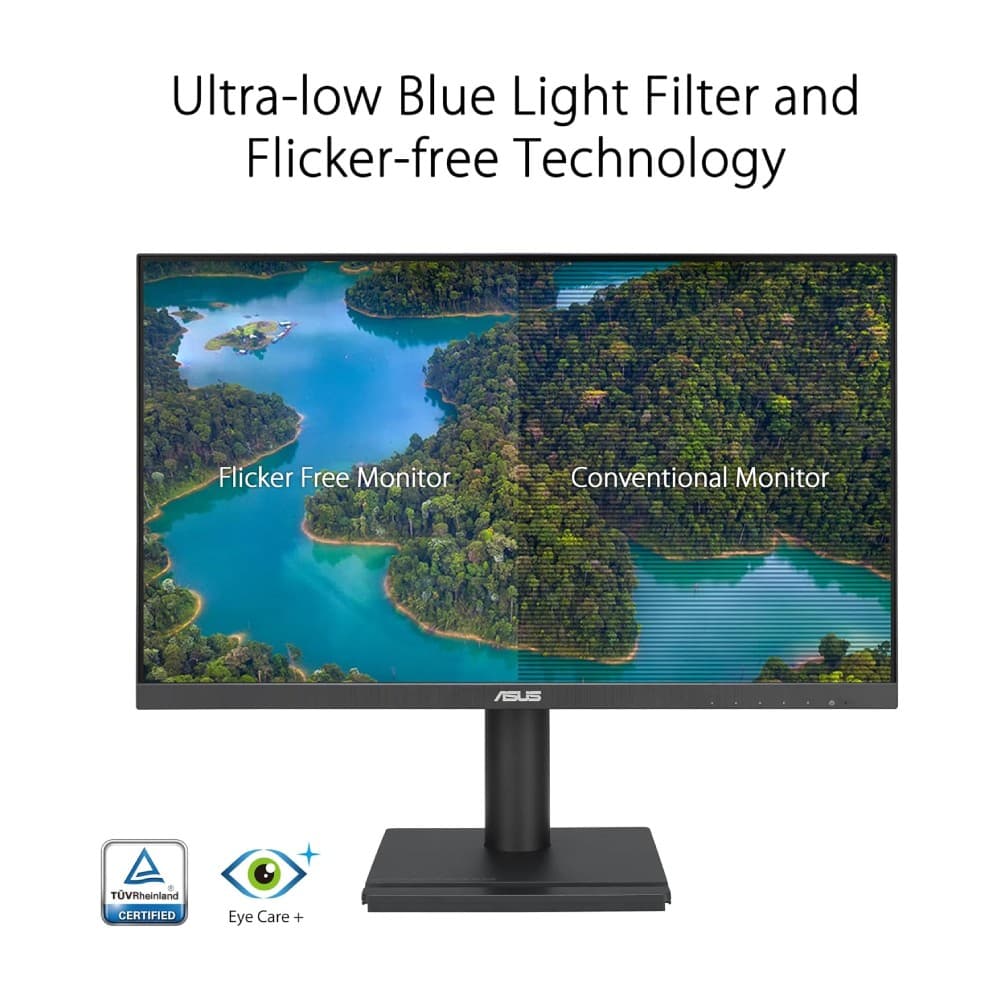 ASUS VA24DQFS 23.8" Full HD IPS 100Hz 1ms Height Adjustable Built-In Speakers Monitor - Image 7