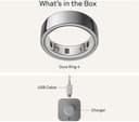 Oura Ring 4 Smart Ring - Silver, Size 5 thumbnail 10