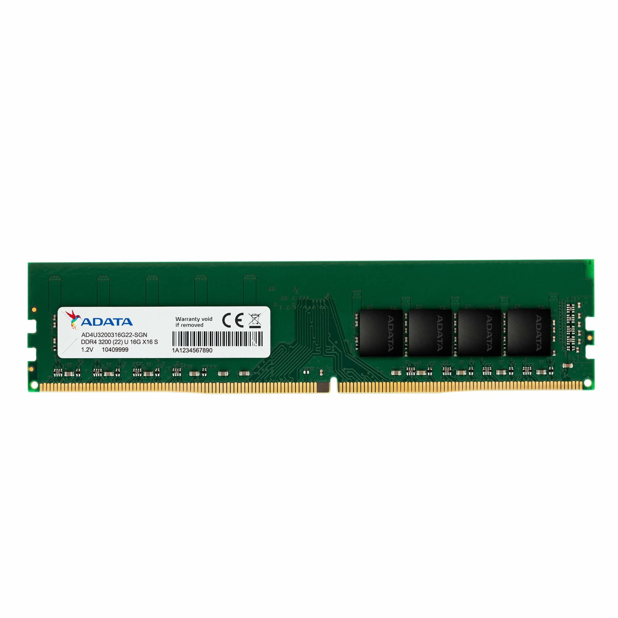 ADATA Premier AD4U320016G22-SGN 16GB (1 x 16GB) DDR4 3200MHz CL22 288-pin DIMM Desktop Memory Module