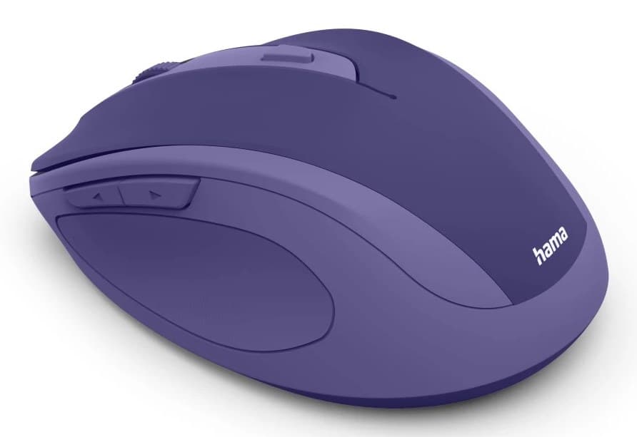 Hama WM-400 Office Mouse, Right-hand, RF Wireless, Optical, 1600 DPI - Blue - Image 3