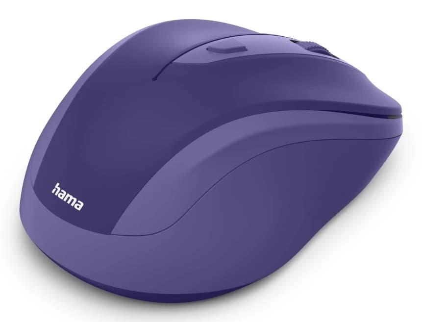 Hama WM-400 Office Mouse, Right-hand, RF Wireless, Optical, 1600 DPI - Blue - Image 4