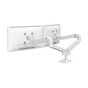 Ergotron LX Pro Dual Side-by-Side Monitor Arm, Desk Mount, up to 27" - White thumbnail 1