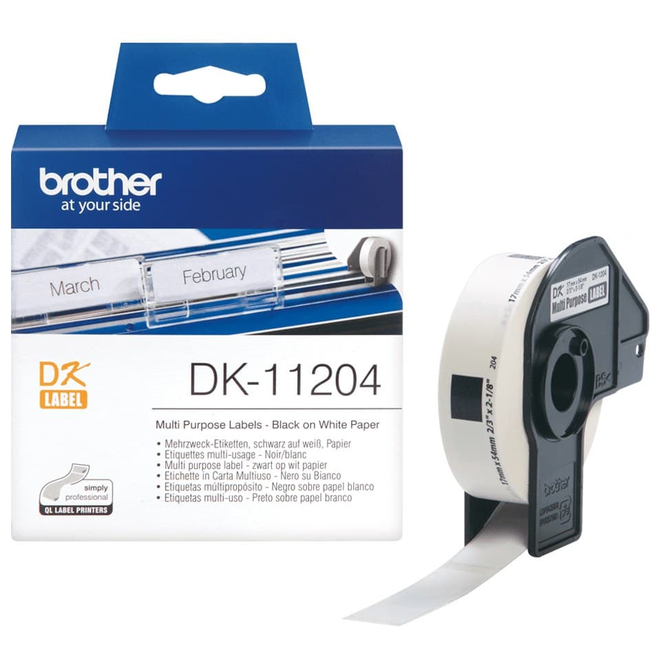 Brother Multi Purpose Labels - Image 1