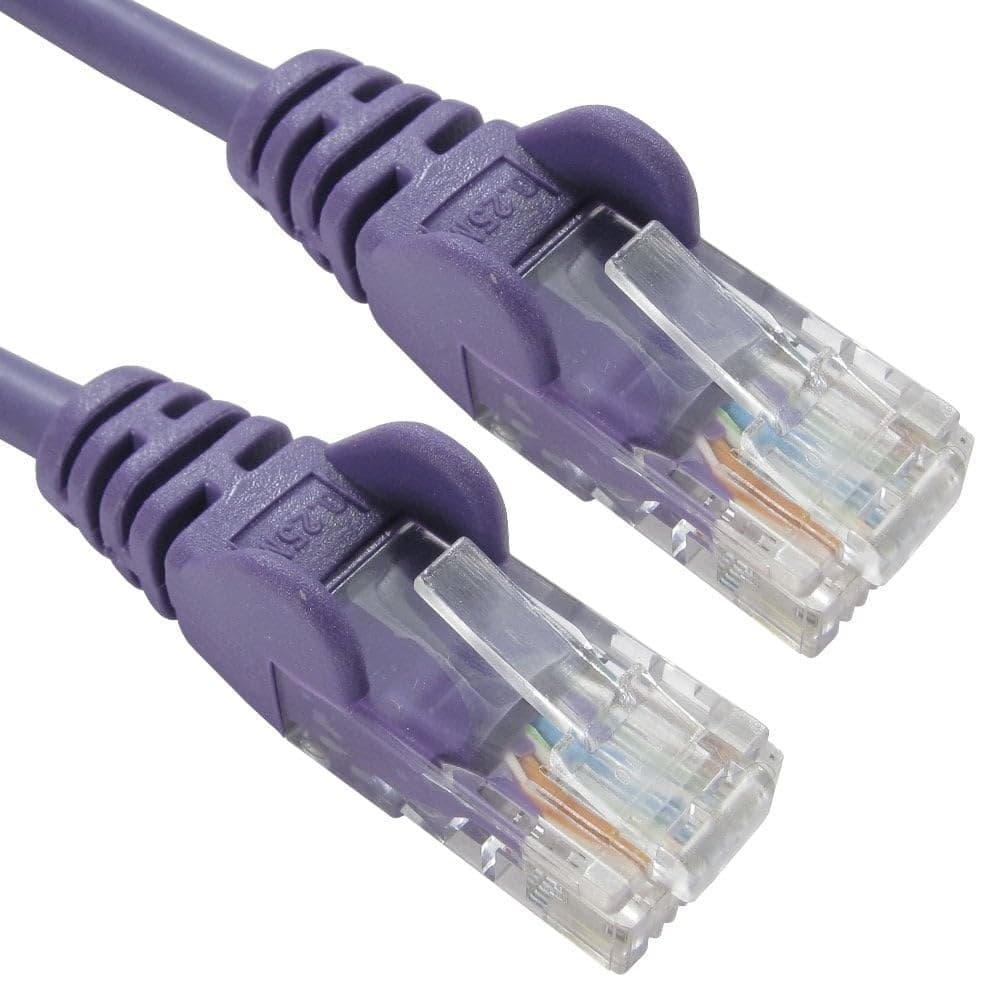 Cables Direct 10m CAT5E Patch Cable (Violet)