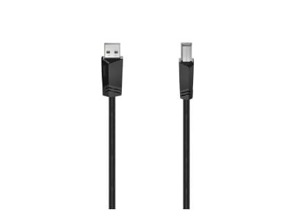 Hama USB 2.0 USB-A to USB-B Cable 480 Mbit/s Black - 1.5 m