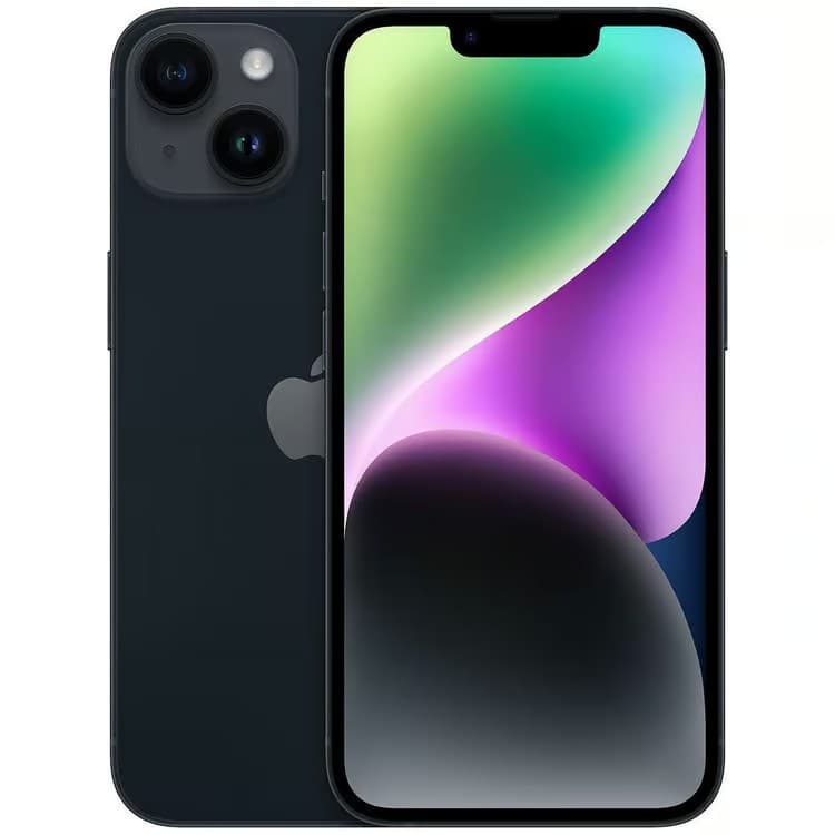 Apple iPhone 14 Mobile Phone, 6GB RAM, 256GB - Midnight - Image 1