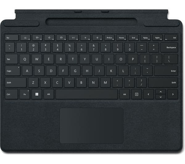Microsoft Surface Pro 9, 8 or X - Signature Type cover - Black - Image 1