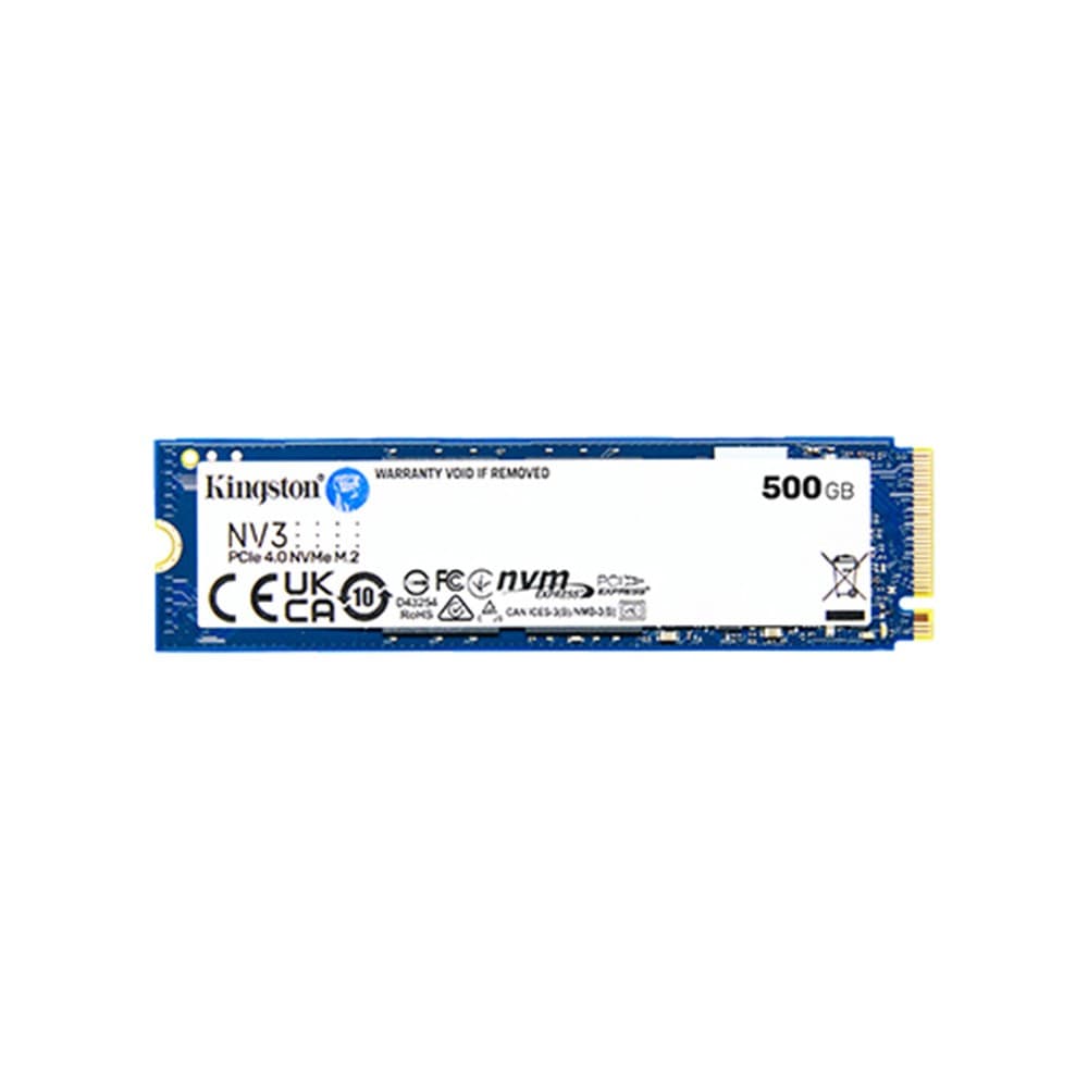 Kingston NV3 500GB M.2 2280 NVMe PCIe 4.0 SSD/Solid State Drive - Image 1