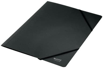 Leitz Recycle Card Folder with Elastic Bands A4 (Pack of 10) - Black - Image 4
