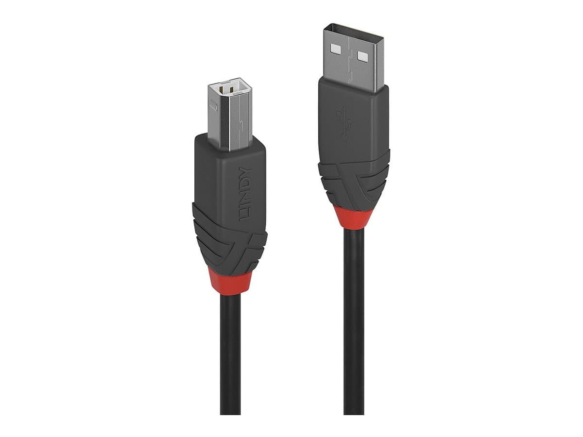 Lindy Anthra Line USB Cable 20cm Black