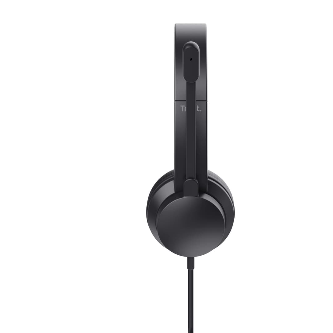 Trust HS-150 Headset Wired Head-band Office/Call center 3.5 mm Black - Image 4