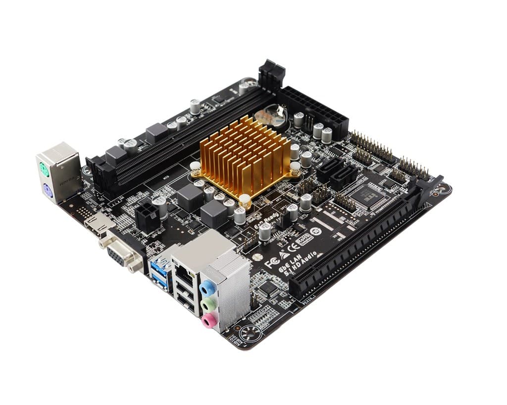 Biostar A68N-2100K motherboard AMD E1-6010 mini ITX - Image 3