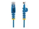 StarTech N6PAT200CMBLS Slim LSZH CAT6 Patch Cable 2m Blue - Snagless RJ45, 10Gbps, 100W PoE thumbnail 2