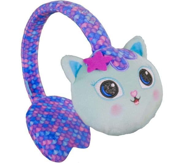 LAZERBUILT Gabbys Doll House Plush Wireless Bluetooth Headphones - Cakey