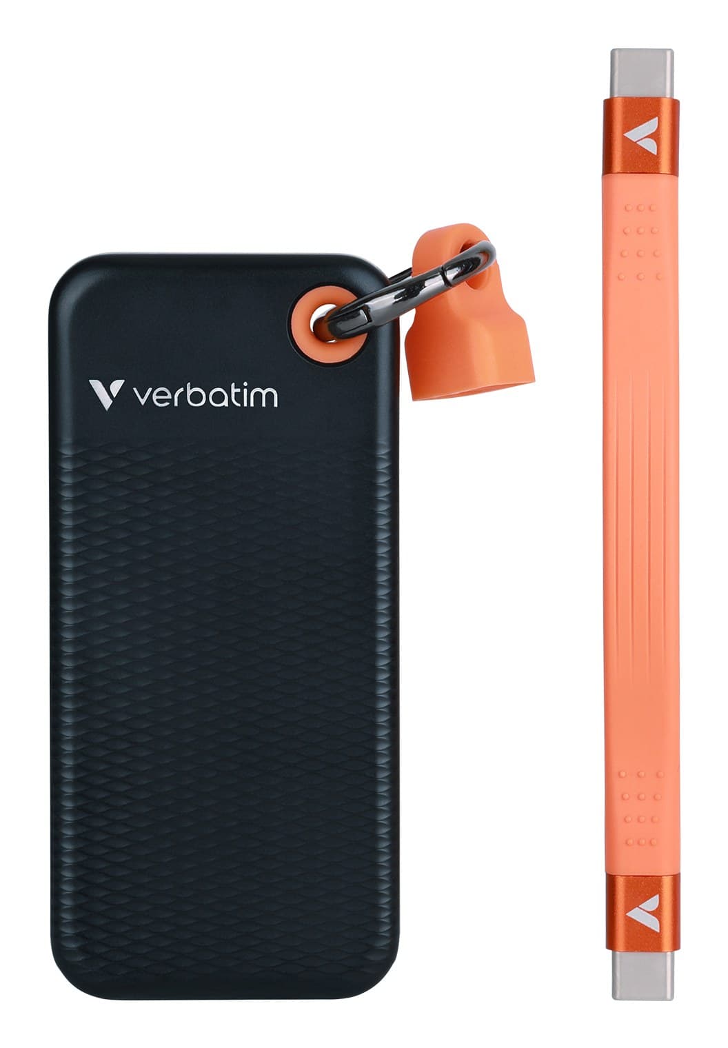 Verbatim Pocket SSD USB 3.2 Gen 2 128GB Black/Orange - Image 3