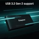 Kingston XS1000 2TB Portable External SSD USB 3.2 Gen 2 - Black thumbnail 5