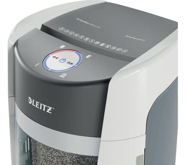LEITZ IQ OptiMax Office P5 Micro Cut Paper Shredder - Image 10
