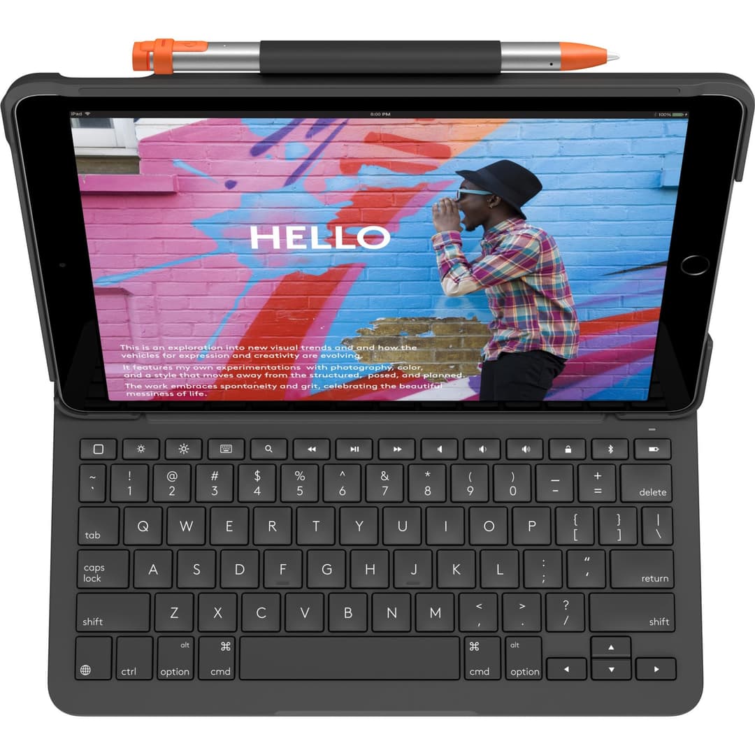 Logitech Slim Folio Keyboard for iPad - DEU QWERTZ - Image 2