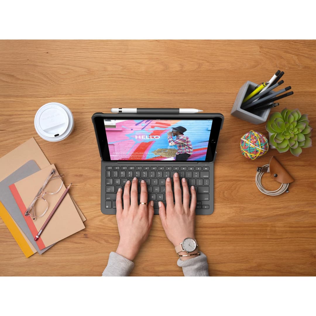 Logitech Slim Folio Keyboard for iPad - DEU QWERTZ - Image 8