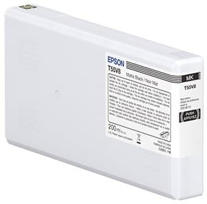 Epson T55W8 UltraChrome Pro10 200ml Ink Cartridge for SureColor SC-P5300 - Matte Black