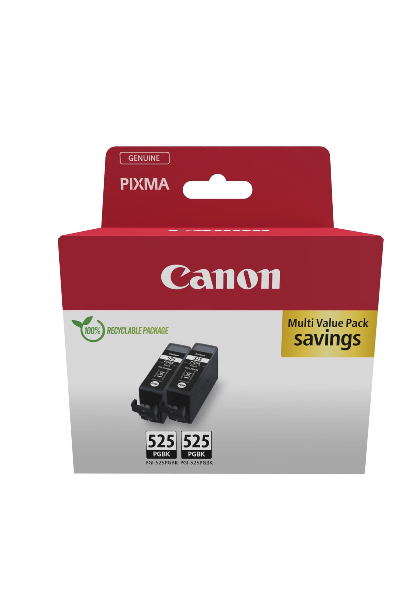 Canon PGI-525PGBK 4529B017 Original Pigment Black Ink Cartridge Twin Pack 2 pc(s)