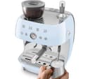 Smeg EGF03 Bean to Cup Coffee Machine Pastel Blue thumbnail 2