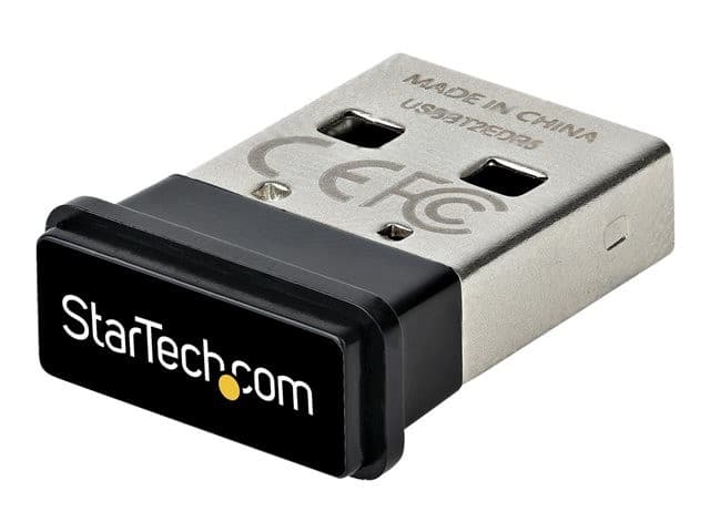 StarTech USB-A Bluetooth 5.0 Adapter Dongle, Class 2, 33ft/10m Range (USBA-BLUETOOTH-V5-C2) - Image 1
