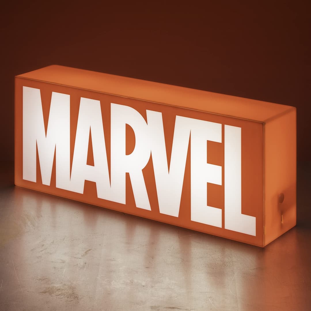 Paladone Marvel Logo Light Sign - Red, White - Image 3