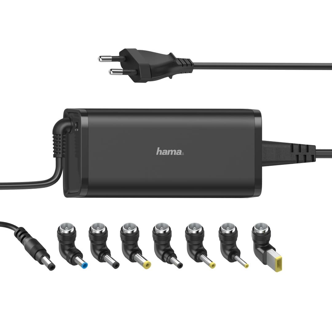 Hama 00200003 Universal Laptop Power Supply, 100-240V AC - Black - Image 2
