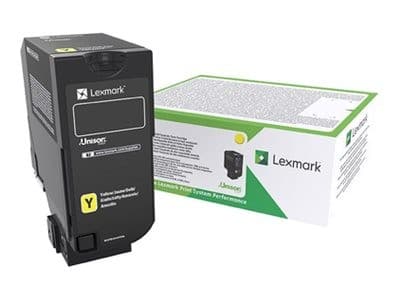 Lexmark - High Yield - yellow - original - toner cartridge - LCCP, Lexmark Corporate