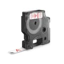 DYMO Authentic D1 Labels 45015 (S0720550) | Red Print on White Tape | 12 mm x 7 m | Self-Adhesive Labels for LabelManager Label Makers | Made in Europe thumbnail 2