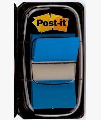 3M I680-2 self-adhesive label Rectangle Removable Blue 50 pc(s) - Image 1