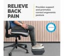 FELLOWES Breyta Foot Rest Cushion - Black thumbnail 3