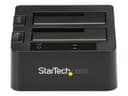STARTECH SDOCK2U313 Dual-Bay USB 3.1 SATA HDD/SSD Docking Station - Black thumbnail 2