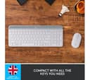 Logitech MK470 Wireless Keyboard Mouse Set White thumbnail 2