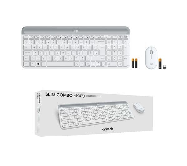 Logitech MK470 Wireless Keyboard Mouse Set White - Image 10