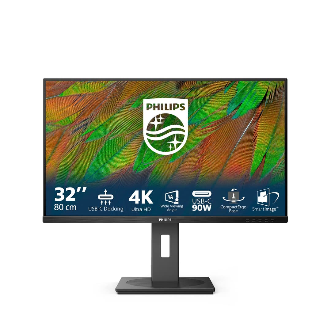 Philips 3000 series 32B1U3900/00 computer monitor 80 cm (31.5") 3840 x 2160 pixels 4K Ultra HD LCD Black - Image 1