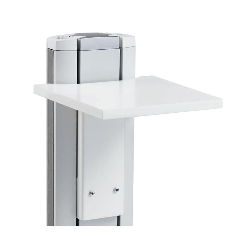 SMS X Conference Shelf Small PD300010-P1 Video Conference Camera Shelf for SMS Flatscreen X Stands - White - Image 1