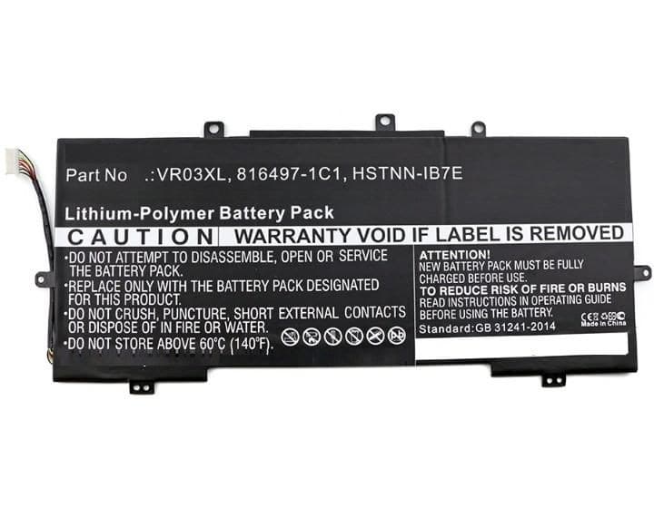 Laptop Battery for HP 33.06Wh 11.4V 2900mAh - Envy 13-D046TU, Envy 13-D051TU, Pavilion 13-D