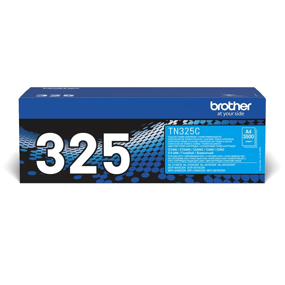 Brother TN-325 Original High Yield Toner Cartridge - Cyan