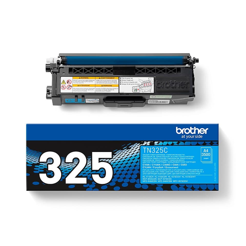 Brother TN-325 Original High Yield Toner Cartridge - Cyan - Image 4