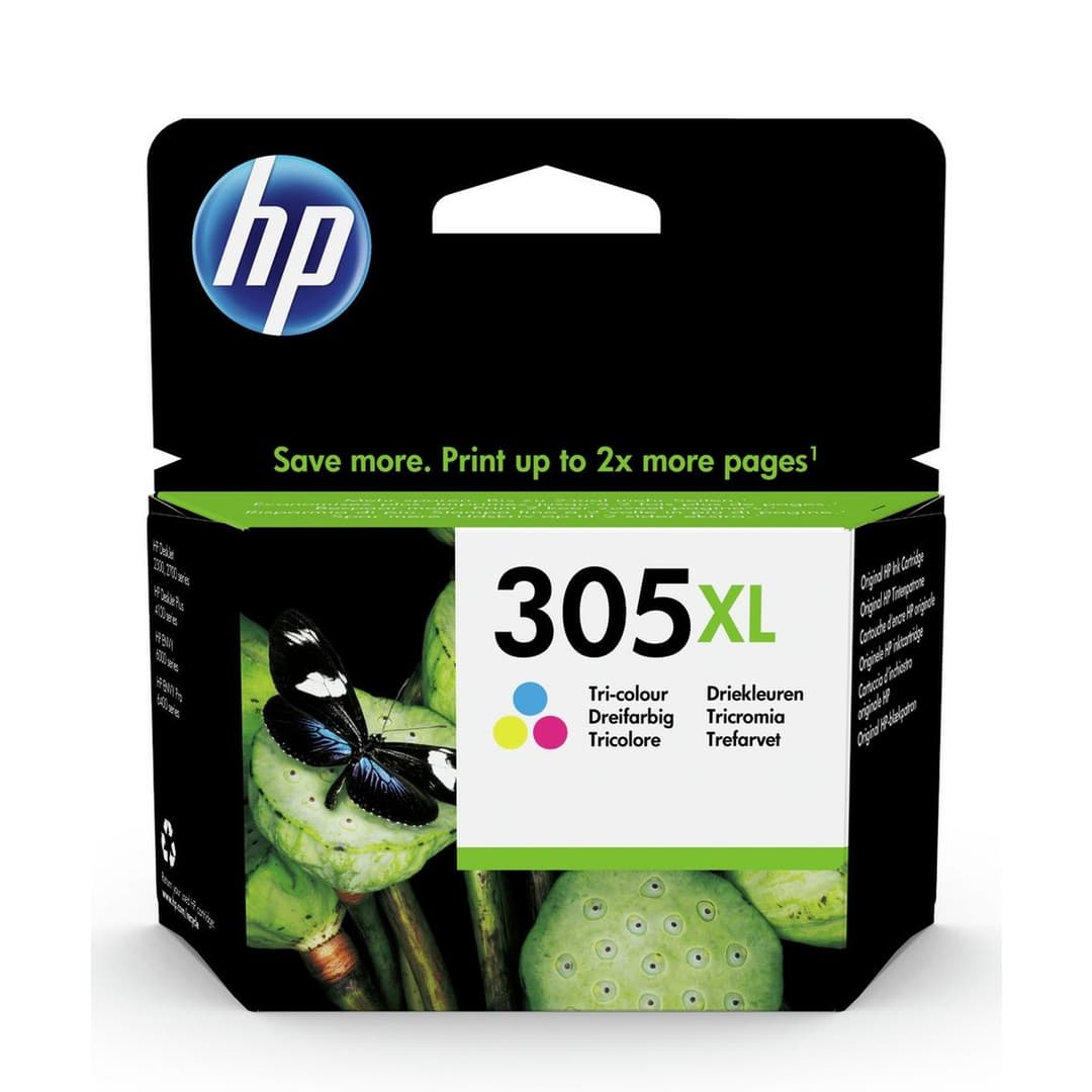 HP 305 XL High Yield Original Ink Cartridge - Colour - Image 1