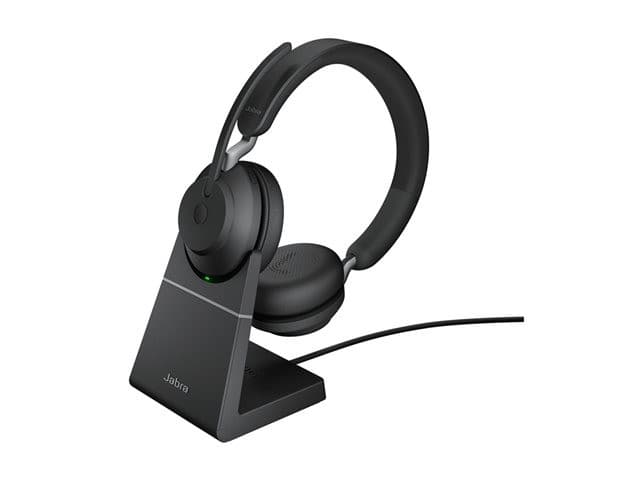Jabra Evolve2 65 UC Stereo - headset - USB-C - with charging stand - Image 2