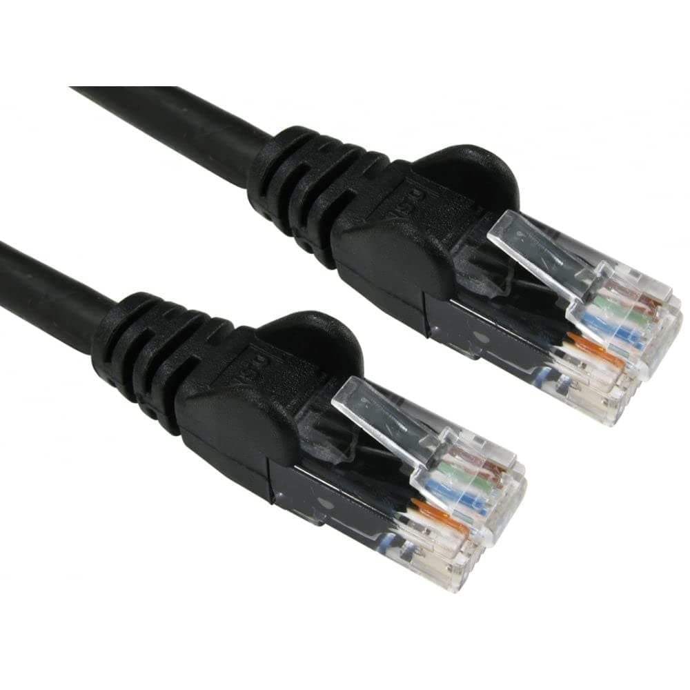 CablesDirect 1.5m Economy Gigabit Networking Cable - Black