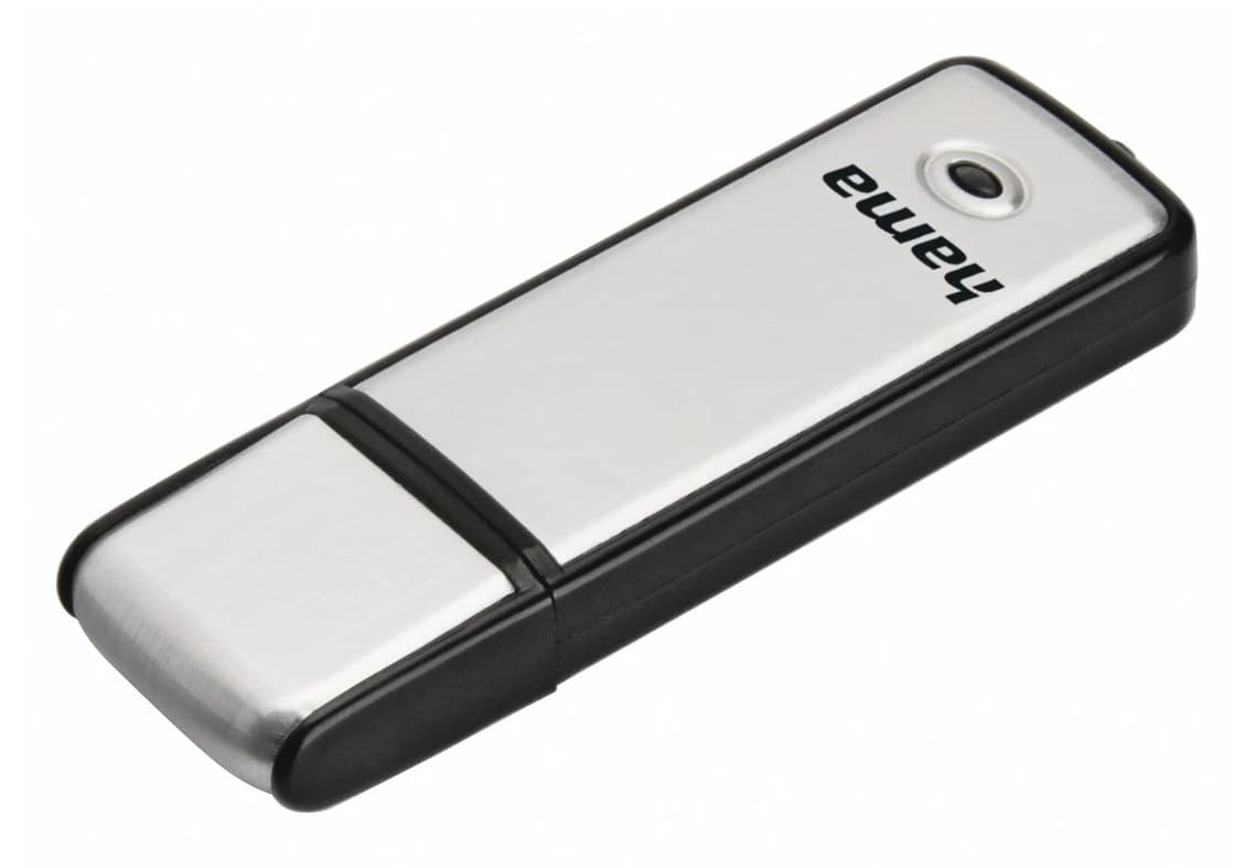 Hama Fancy USB 2.0 Flash Drive USB Type-A Black/Silver - 128GB