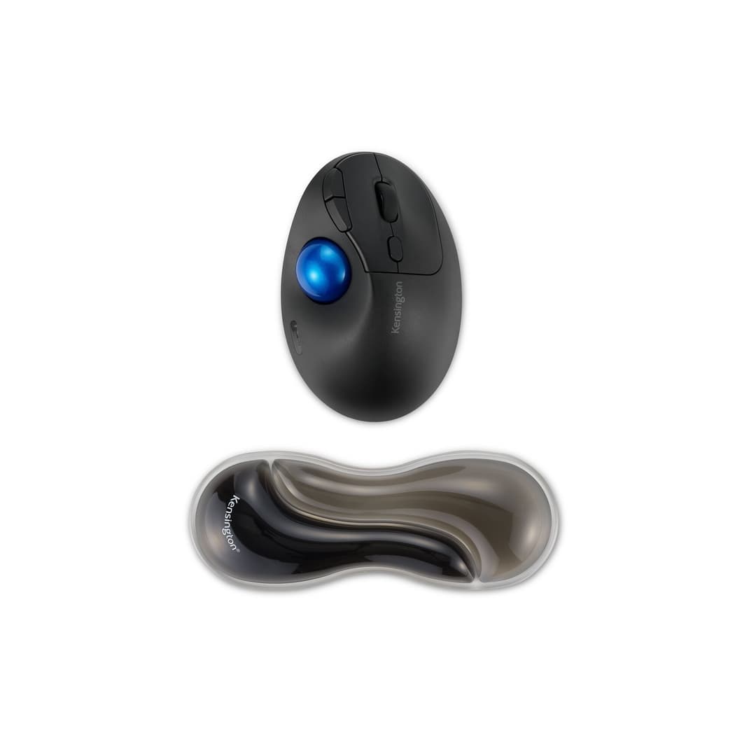 Kensington Slim Duo Gel Mouse/Trackball Wrist Rest Grey K62438WW - Image 4