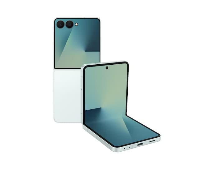 Samsung Galaxy Z Flip7 5G 512GB 12GB RAM, 6.9" Foldable Display, Mint - Image 1