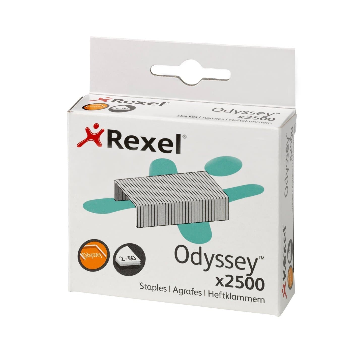 Rexel Odyssey Heavy Duty Staples 13/9mm Pack of 2500 (2100050)