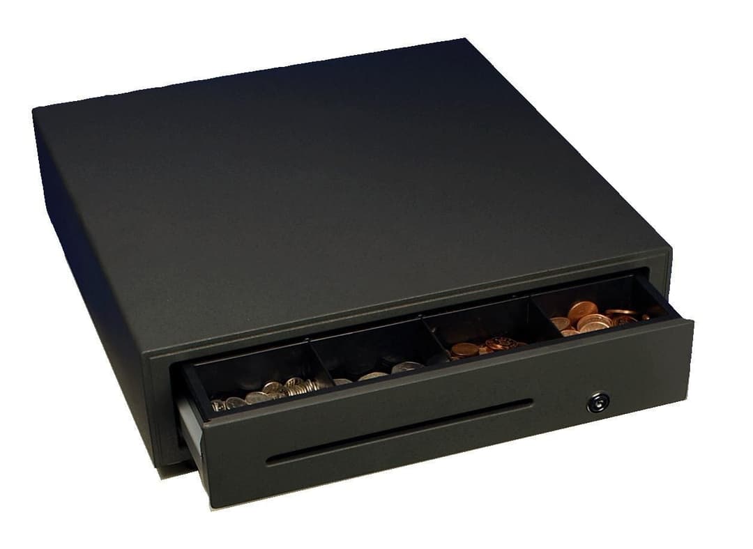 Star Micronics CB-2002 LC FN Cash Drawer 4 Flat Note 8 Coin ECO Black - Image 1